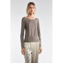 Overview image: Filippa K Cotton Stretch Long Sleeve Top